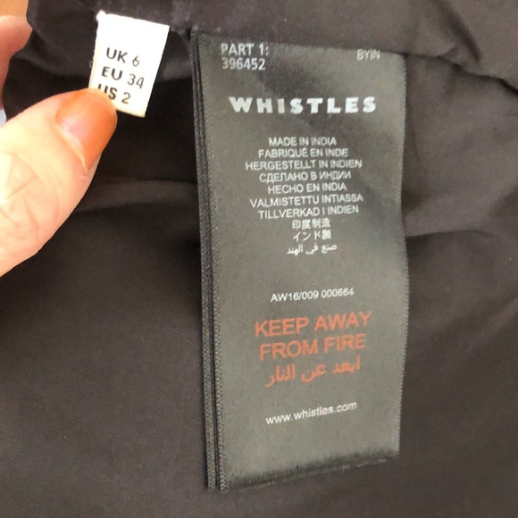 NWOT Whistle Leather Skirt - Picture 8 of 9